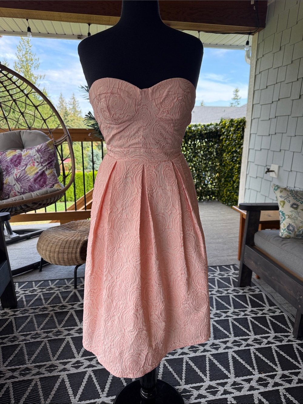 ASOS | Lashes of London Strapless Dress